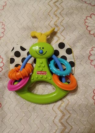 Погремушка для младенца бабочка