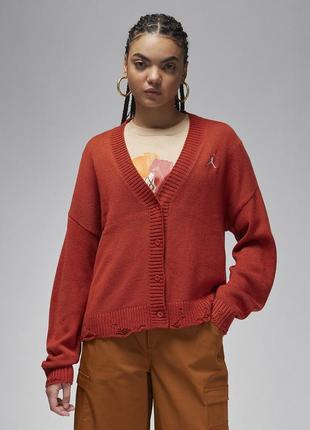 Жіночий потертий кардиган nike jordan,  fn5362-615