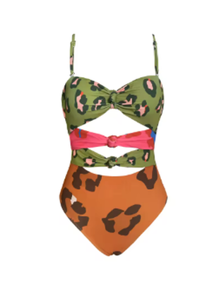 Новый купальник, моделька 2025, леопард, яркий