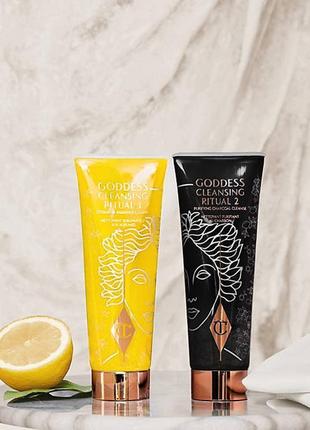 Набор для очистки и увлажнения charlotte tilbury goddess cleansing ritual