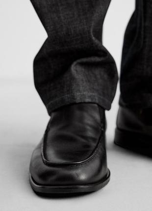 Лофери шкіряні zara 5