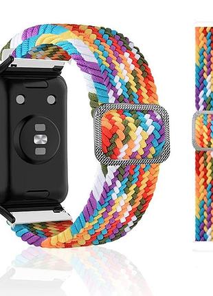 Ремінець senool ca-20 нейлоновий плетений спортивний для huawei fit/fit new/fit elegant/fit special e