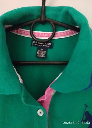 Тенiска поло us polo assn3 фото