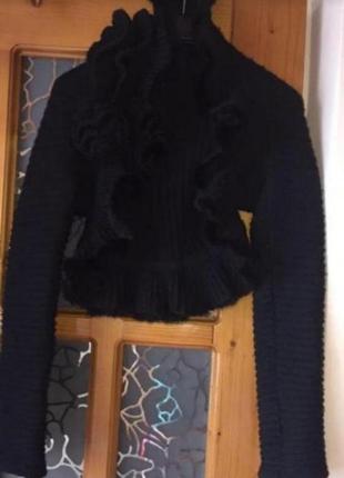 Кофта кардиган roberto cavalli укороченная винтаж оригинал