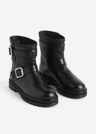 Черевики шкіряні h&m розмір 37