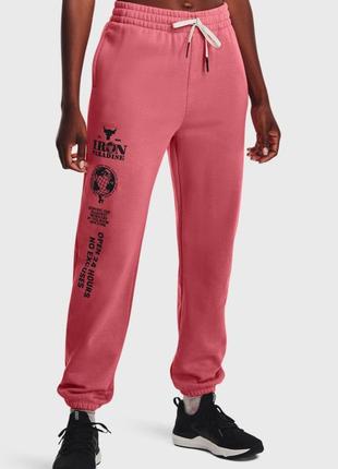 Женские розовые спортивные штаны ua pjt rck hm gym flc Rush under armour
1373601-600