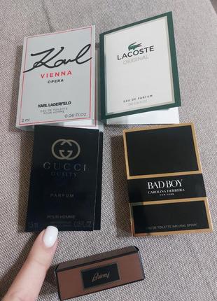 Набор мужских пробников парфюма brioni lacoste пробников парфюма 5 шт
оригінал, брокард