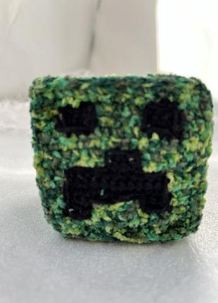 Антистресс куб крипер мягкая игрушка из игры minecraft