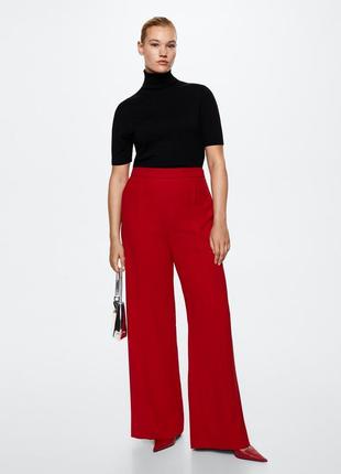 Красные палаццо от mango размер xl-xxl
