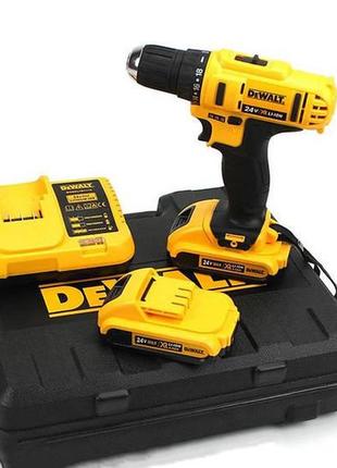 Шуруповерт аккумуляторный dewalt (24v/5a) 3