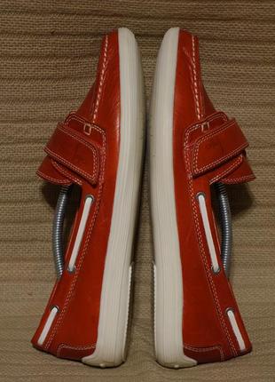 Мягкие темно-красные кожаные мокасины footglove англия 7 р.8 фото