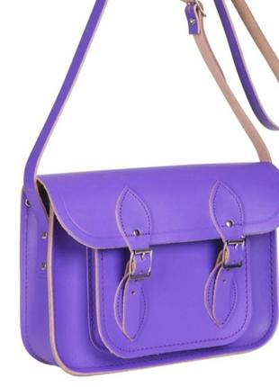 Шкіряна брендова сумка-портфель cambridge satchel company