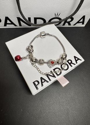 Браслет белоснежка пандора с шармами
