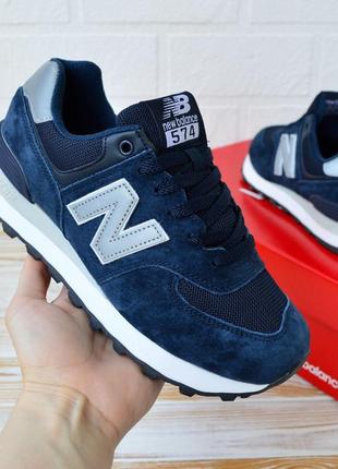 Кросы кросовки кроссовки кроси кросівки new balance 574 blue кроссовкі нью беленс 574 нб nb