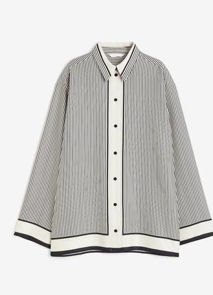 Рубашка в смужку h&m