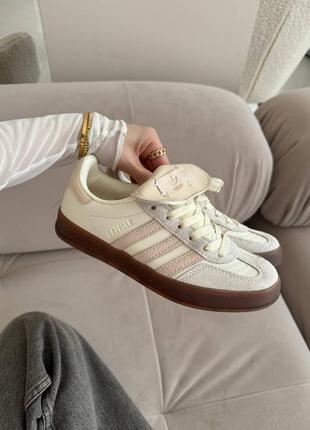 👟 кеди  adidas gazelle white cream / наложка bs👟