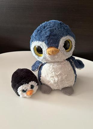 Набор мягких игрушек: пингвин и глазастик