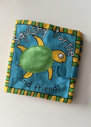 Тактильная книга с морскими обитателями