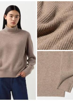 Свитер uniqlo 100 premium wool. оригинал. новые. с