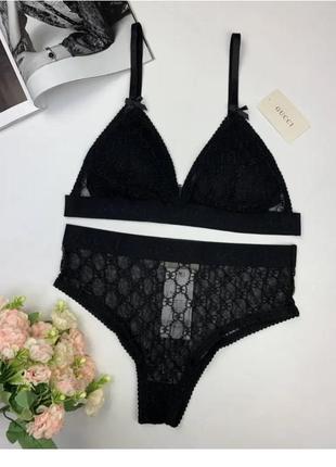 Белье в стиле gucci