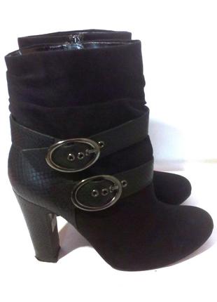 Эффектные демисезонные ботильоны / ботинки от бренда next, р.39 код b3911