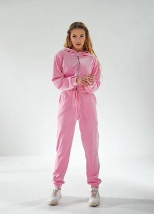 Велюровий костюм двійка9 фото