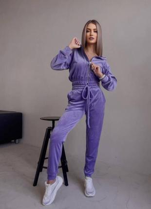 Велюровий костюм двійка2 фото