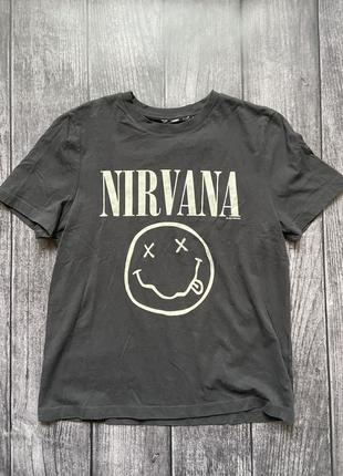 Жіноча футболка мерч nirvana
