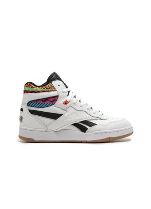 Кожаные белые баскетбольные кроссовки reebok bb 4000 ii mid 39-39,5 размер