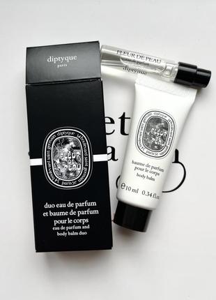 Набір diptyque fleur de peau парфумована вода+лосьон