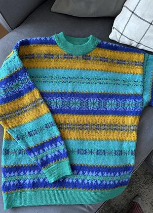 Шерстяной свитер stefanel