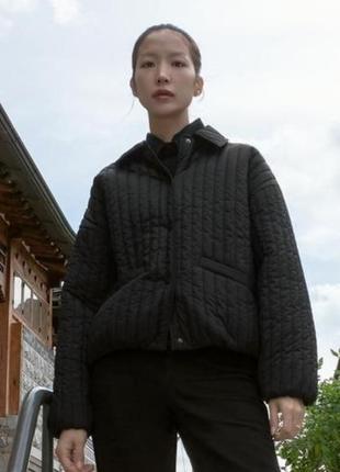 Zara куртка с кнопками в виде сердца и воротник рубашечного кроя, оригинал