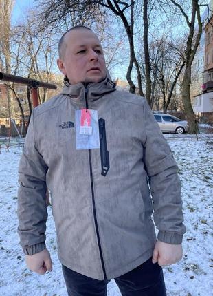Мужская двусторонняя куртка the north face, сезон весна,размеры 44, 46, 48, 50, 52, 54