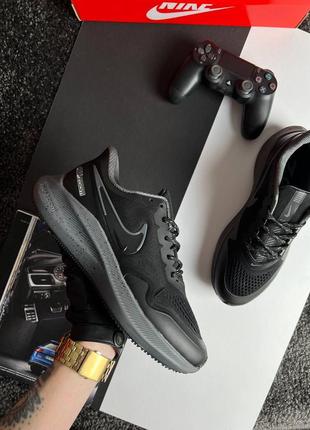 Мужские кроссовки nike air zoom winflo 8 shield black dark grey space
