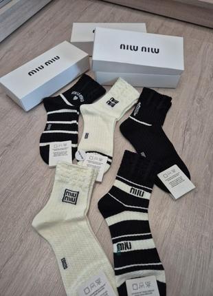 Шкарпетки miu набор 5 шт. 35-39р.