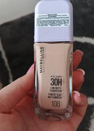 Тональна основа, тональний крем maybelline super stay