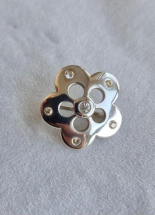 Брошь из серебра 925 пробы