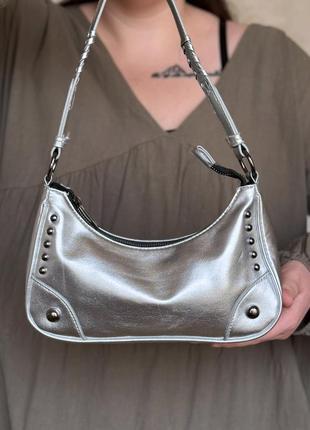 Серебряная сумочка primark в стиле y2k🌙