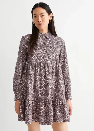 Объемное платье в цветочный принт & other stories