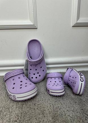 Crocs bayaband lavander крокси  баябенди лаванда3 фото