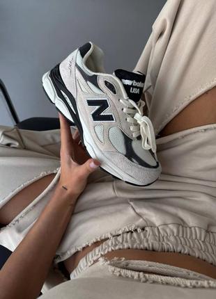 Кроссовки new balance 990v3 miusa teddy santis navy castlerock