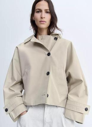 Водоотталкивающий тренч zw collection