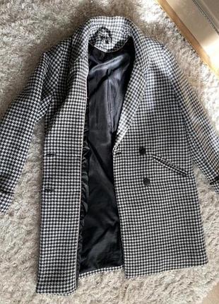 Пальто zara гусиная лапка