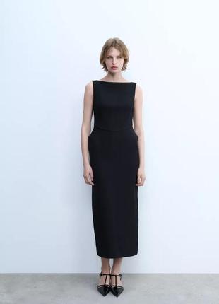 Платье zw collection средней длины с разрезом