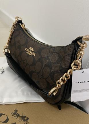 Сумка coach teri shoulder bag оригинал6 фото