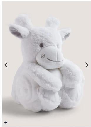 Іграшка плед, ковдра плюшева, жирафа, комфортер, сплюшка matalan