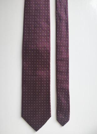 Бордова краватка галстук в горошок suit supply