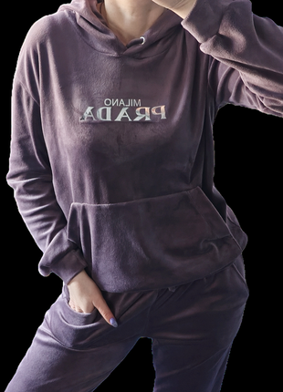 Велюровый костюм,,prada,,