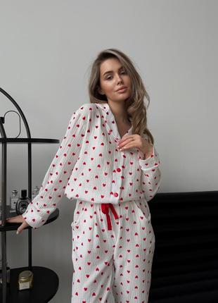 Женская муслиновая пижама