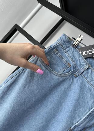Джинсы mom с высокой посадкой от boohoo5 фото